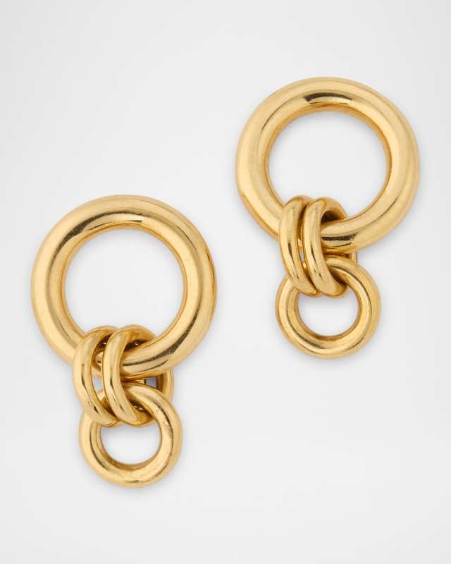 Canis 18K Yellow Gold Earrings